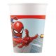 8 VASOS DE PAPEL SPIDERMAN