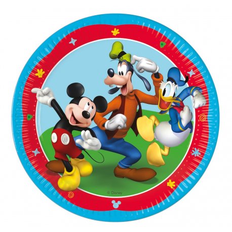 8 PLATOS 23 CM MICKEY