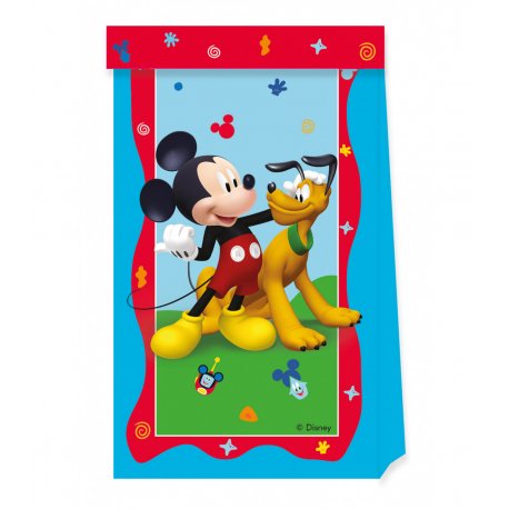 4 BOLSAS DE PAPEL MICKEY