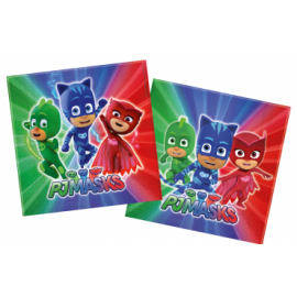 20 SERVILLETAS 33 CM PJ MASKS