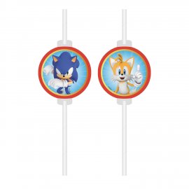 4 PAJITAS PAPEL SONIC