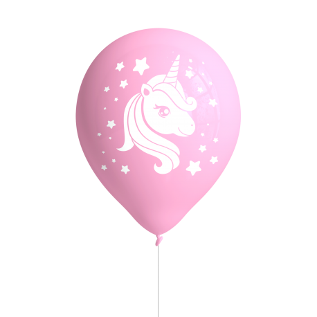 8 Globos Unicorn Magic