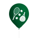 8 GLOBOS LATEX Tenis & Padel