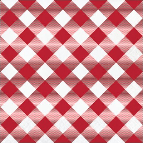 16 SERVILLETAS 33 CM CLASSIC GINGHAM