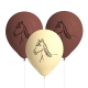 8 Globos Horse And Pony