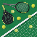 20 SERVILLETAS Tenis & Padel 33 cm