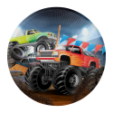 8 Platos Monster Truck Rally 18 cm