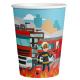 8 Vasos 0,266 L. Flaming Fire Truck