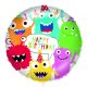 GLOBO FOIL 46 CM MONSTERS PARTY