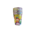 8 Vasos Globos 200 ml