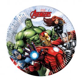 8 PLATOS 20 CM AVENGERS