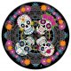 8 Platos 23 cm Calaveras