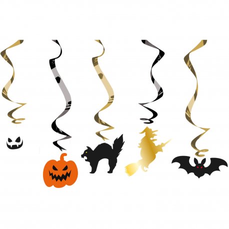 5 Colgantes Halloween 75 cm