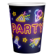 8 Vasos 0,266 L. Glow Party