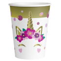 8 Vasos LIL UNICORN 250 ml