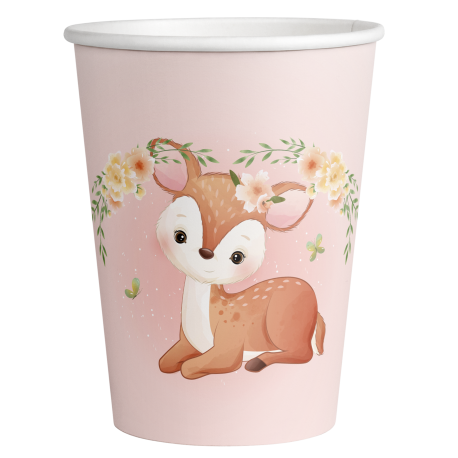 8 Vasos DEER LITTLE ONE