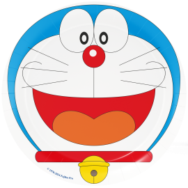 8 Platos 23 Cm Doraemon