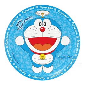 8 Platos 18 Cm Doraemon