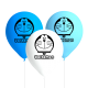 8 Globos Latex Doraemon