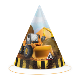 6 Gorros BIG DIG CONSTRUCCION