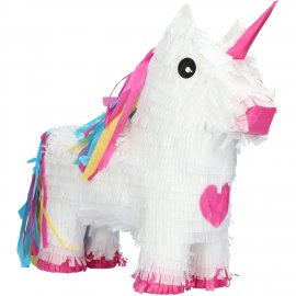 Piñata Unicornio Blanco 35 cm