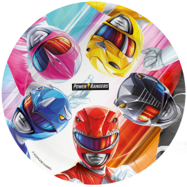 8 Platos 23 Cm Power Rangers