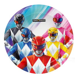 8 Platos 18 Cm Power Rangers