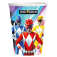 8 Vasos Power Rangers