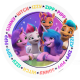 8 Platos 18 Cm My Little Pony