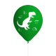 8 GLOBOS LATEX Funny Dinosaurs