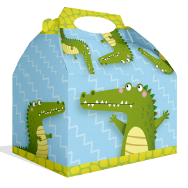 CAJITA ALLIGATOR PARTY 20 x 16 x 11 cm