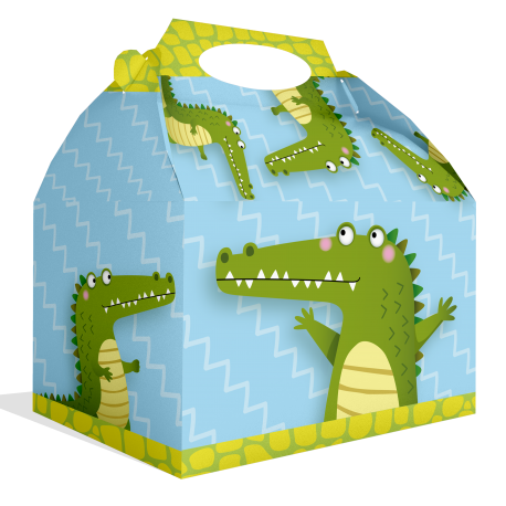 CAJITA ALLIGATOR PARTY 20 x 16 x 11 cm