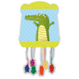 PIÑATA BASIC ALLIGATOR PARTY 28 x 33 cm