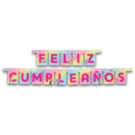 Guirnalda Feliz Cumpleaños Bebés Llorones 3 metros