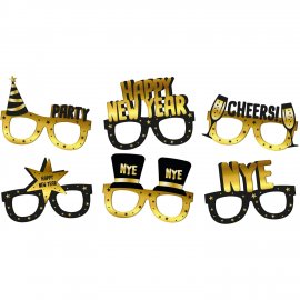 6 Gafas Happy New Year