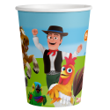 8 Vasos La Granja De Zenon 250 ml
