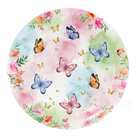 8 Platos Butterfly Shimmer 18 Cm