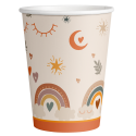 8 Vasos Boho Rainbow 250 ml
