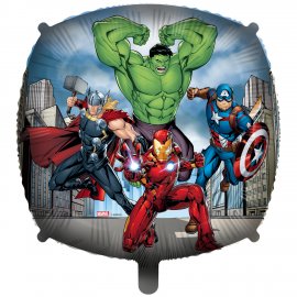 Globo Avengers Foil Cuadrado 46Cm