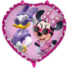 Globo Minnie Mouse Corazón Foil 46Cm