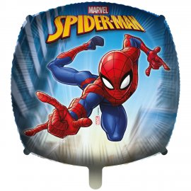 Globo Spiderman Cuadrado Foil 46Cm