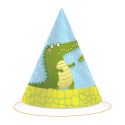6 Gorros ALLIGATOR PARTY