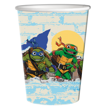 8 Vasos Tortugas Ninja