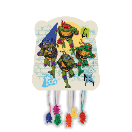 Piñata 33 x 28 cm Tortugas Ninja