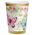 8 Vasos Butterfly Shimmer 250 ml