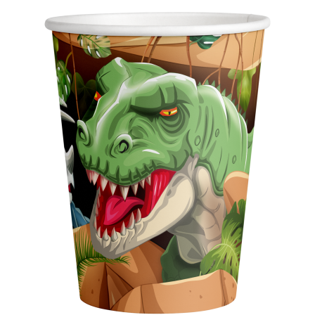 8 Vasos 0,266 L. Dino Blast