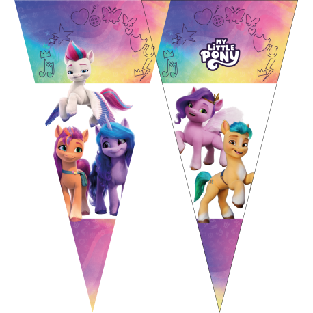 100 Bolsa Cono 20 X 40 My Little Pony