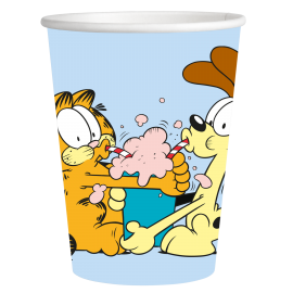 8 Vasos Garfield 250 ml