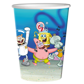 8 Vasos Bob Esponja