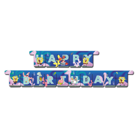 Guirnalda Happy Birthday Bob Esponja